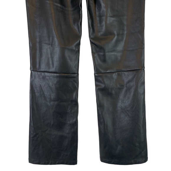 Line & Dot Kourtney Faux Vegan Leather Flare Leg Pants Size Large - Picture 9 of 9